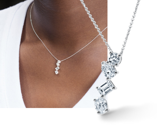 THE ROBERTA Z DIAMOND DROP NECKLACE, 3/4CTW 20155727