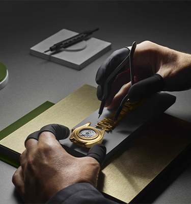 TUDOR Watchmaking Craftsmanship Watchmaker assembling a Tudor timepiece
