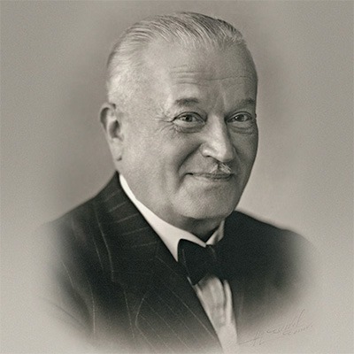 TUDOR Founder Hans Wilsdorf Portrait of Hans Wilsdorf, founder of TUDOR